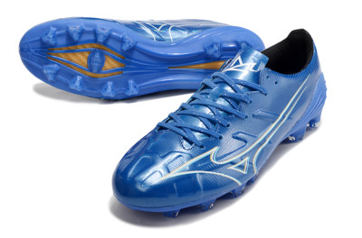 Mizuno Monarcida Alpha FG Football Boots - Blue/White/Yellow