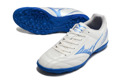 Mizuno Monarcida Neo TF Football Shoes - White/Blue
