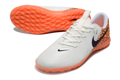 Nike Jr. Phantom GX 2 Academy TF Football Shoes - White/Black/Leopard