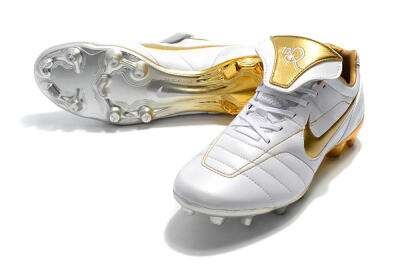 Nike Tiempo Legend 7 Elite R10 FG Football Boots - White/Gold