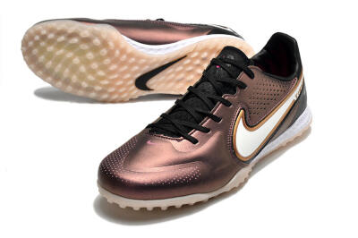 Nike React Tiempo Legend 9 Pro TF Football Shoes - Gold/White/Black