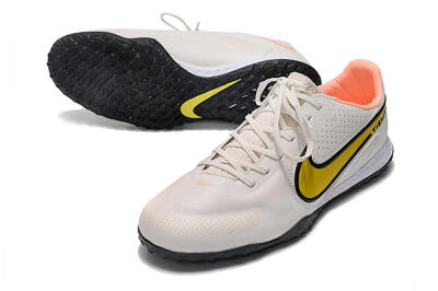 Nike React Tiempo Legend 9 Pro TF Football Shoes - White/Yellow/Black