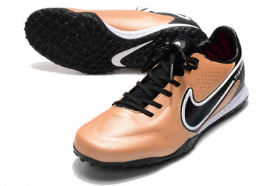 Nike React Tiempo Legend 9 Pro TF Football Shoes - Gold/White/Black