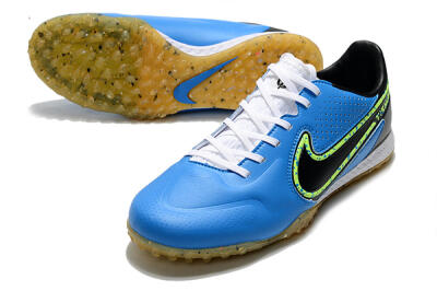 Nike React Tiempo Legend 9 Pro TF Football Shoes - Blue/Black/Yellow
