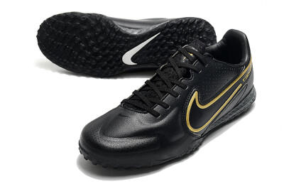 Nike React Tiempo Legend 9 Pro TF Football Shoes - Black/Gold/White