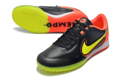 Nike React Tiempo Legend 9 Pro IC Football Shoes - Black/Yellow/Red