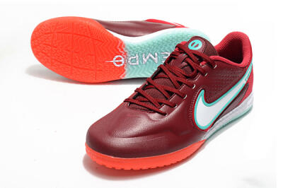 Nike React Tiempo Legend 9 Pro IC Football Shoes - Red/Jade/White