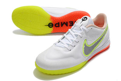 Nike React Tiempo Legend 9 Pro IC Football Shoes - White/Black/Yellow/Red