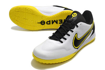 Nike React Tiempo Legend 9 Pro IC Football Shoes - White/Yellow/Black