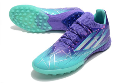 Adidas X Speedflow.1 TF Football Shoes - Jade/Silver/Purple