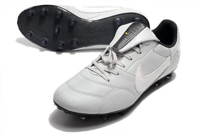Nike The Premier 3 FG Football Boots - Grey/White/Black