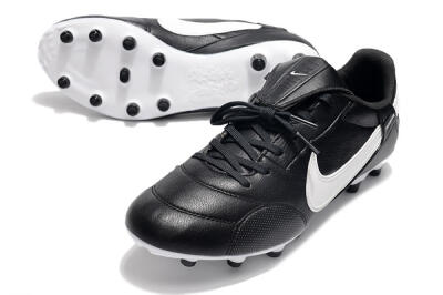 Nike The Premier 3 FG Football Boots - Black/White