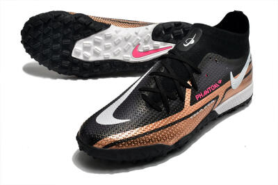 Nike Phantom GT Pro TF Football Shoes - Gold/Black/White