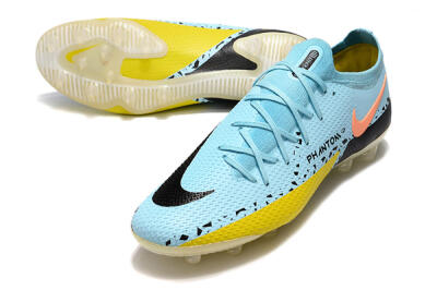 Nike Phantom GT Elite AG Football Boots - Blue/Yellow/Pink