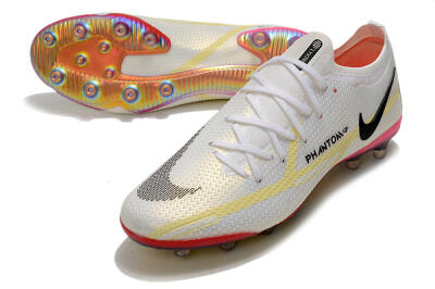 Nike Phantom GT Elite AG Football Boots - White/Gold/Black