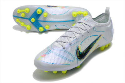 Nike Mercurial Vapor 14 Elite AG Football Boots - White/Blue/Yellow