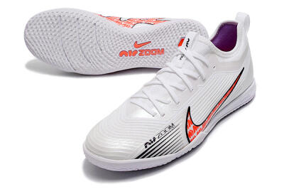 Nike Air Zoom Mercurial Vapor 15 Pro IC Football Shoes - White/Black/Red