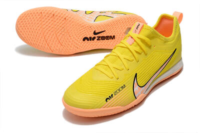 Nike Air Zoom Mercurial Vapor 15 Pro IC Football Shoes - Yellow/Pink/Black