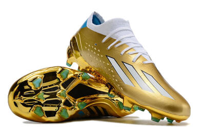 Adidas X Speedportal .1 FG Football Boots - Gold/White/Blue