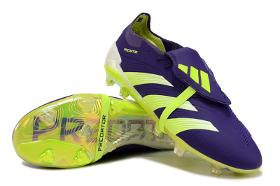 Adidas Predator Elite Foldover Tongue FG Football Boots - Blue/Yellow/White