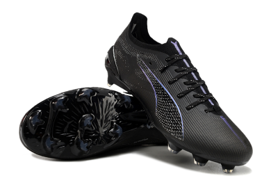 Puma Ultra 5 Ultimate FG Football Boots - Black/Silver/Blue