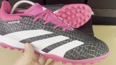 Adidas Predator 24 Elite TF Football Shoes - Black/Red/White