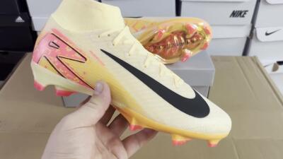 Nike Air Zoom Mercurial Superfly 10 Elite FG Football Boots - Yellow/Black/Pink/Gold