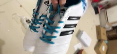 Adidas AdiPure 11Pro X PD25 Trx TF Football Shoes - White/Black/Blue