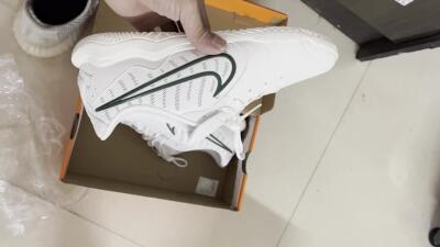 Nike Tiempo Legend 10 Academy IC Football Shoes - White/Green