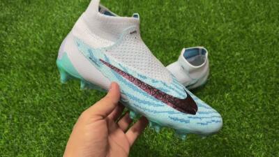 Nike Phantom GX Elite FG Football Boots - Jade/Black/Gold