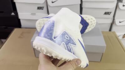 Nike Air Zoom Mercurial Superfly 10 Elite TF Football Shoes - Beige/Blue