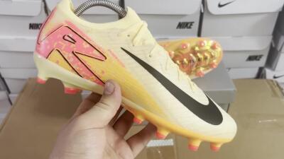 Nike Air Zoom Mercurial Vapor 16 Elite AG Football Boots - Yellow/Black/Orange