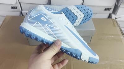 Nike Air Zoom Mercurial Vapor 16 Elite TF Football Shoes - Jade/Beige/Blue