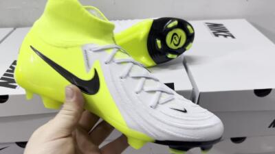 Nike Phantom Luna Elite FG Football Boots - Grey/Yellow/Black