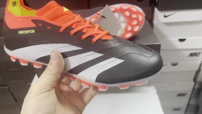 Adidas Predator 24 Elite AG Football Boots - Black/white/Red/Yellow