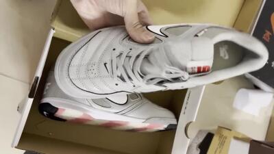 Supre x Nike SB Gato IC Football Shoes - Grey/White/Red/Black