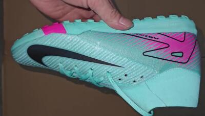 Nike Air Zoom Mercurial Superfly 10 Elite TF Football Shoes - Green/Pink/Black