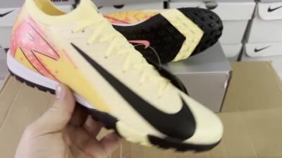 Nike Air Zoom Mercurial Vapor 16 Elit TF Football Shoes - Yellow/Black/Red