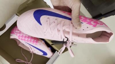 Nike Air Zoom Mercurial Vapor 16 Elite FG Football Boots - Pink/White/Blue