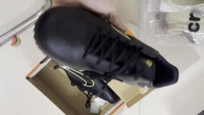 Nike React Tiempo Legend 9 Pro TF Football Shoes - Black/Gold/White