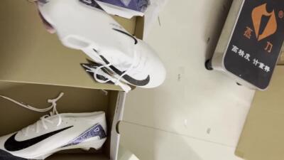 Nike Air Zoom Mercurial Superfly 10 Elite FG Football Boots - White/Black/Blue