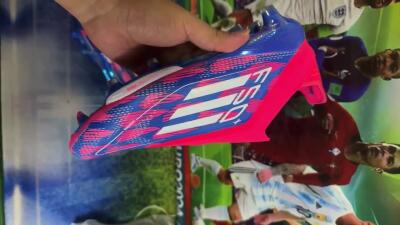 Adidas F50+ Lightstrike Pro Laceless FG Football Boots - Pink/Blue/White