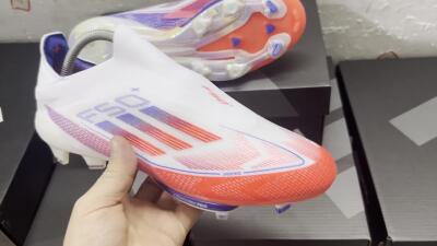 Adidas F50+ Lightstrike Pro Laceless FG Football Boots - Red/White/Blue