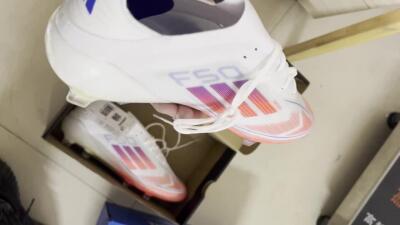 Adidas F50 Elite FG Football Boots - White/Red/Blue