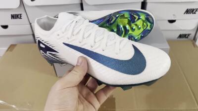 Nike Air Zoom Mercurial Vapor 16 Elite FG Football Boots - White/Blue/Gold