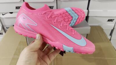 Nike Air Zoom Mercurial Vapor 16 Elite TF Football Shoes - Pink/Red/Jade