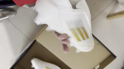 Adidas F50 Elite Laceless FG Football Boots - White/Gold