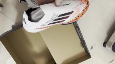 Adidas F50+ Lightstrike Pro Laceless FG Football Boots - White/Leopard/Black