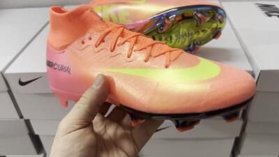 Nike Air Zoom Mercurial Superfly 10 Elite FG Football Boots - Orange/Yellow/Black