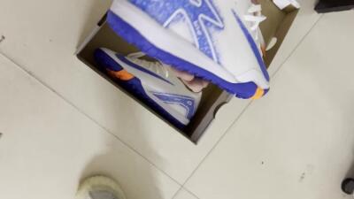 Nike Air Zoom Mercurial Vapor 16 Elite TF Football Shoes - White/Blue/Orange